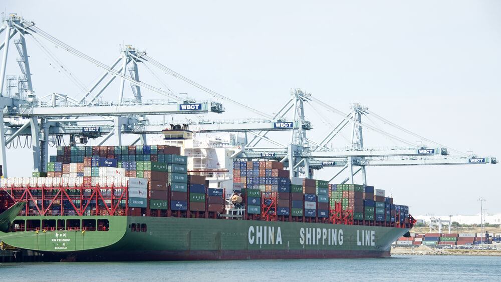 Chinese Container Ship
