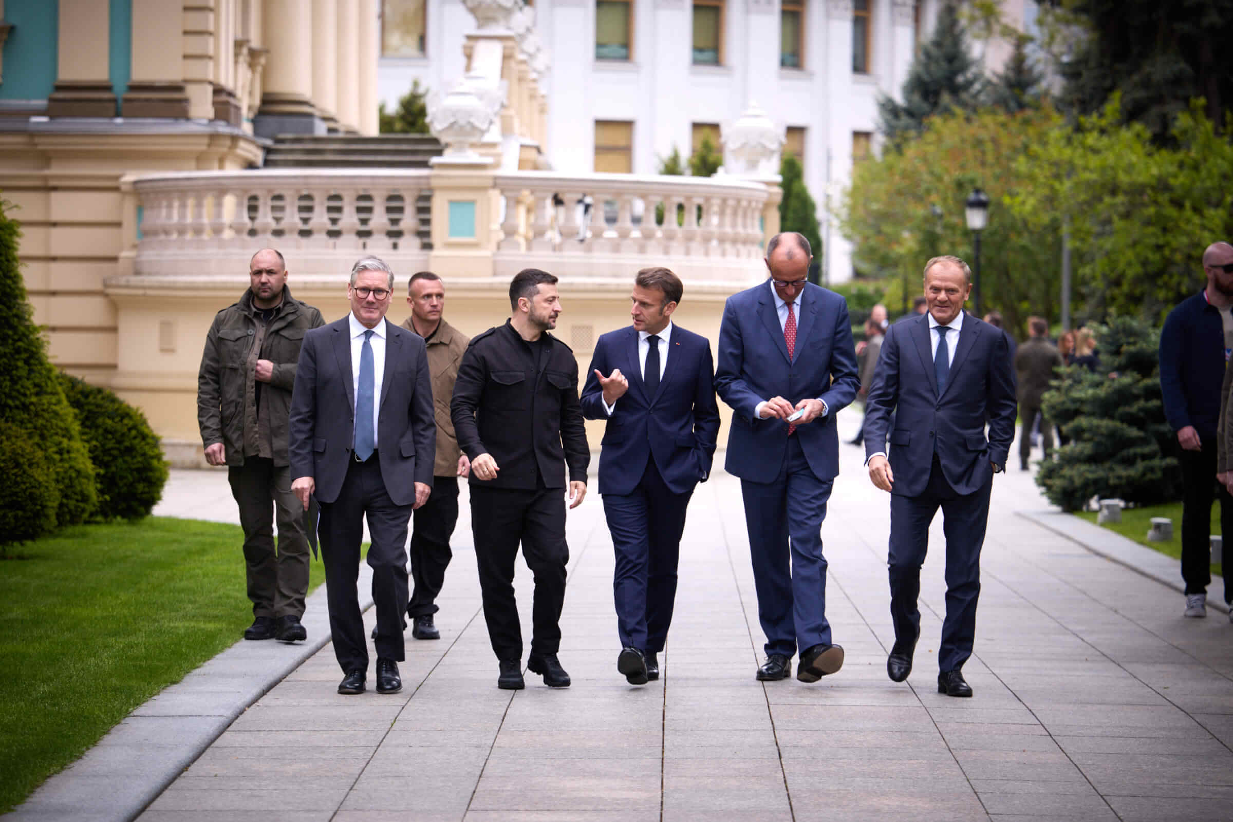 Volodymyr Zelenskyy, European Leaders