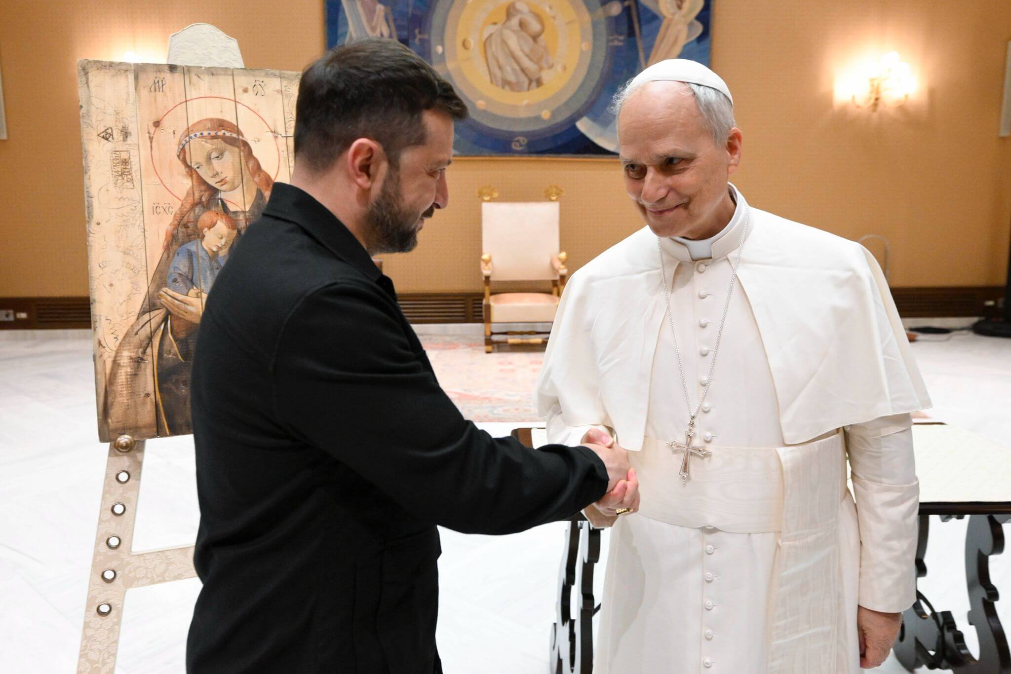Volodymyr Zelenskyy, Pope Leo XIV