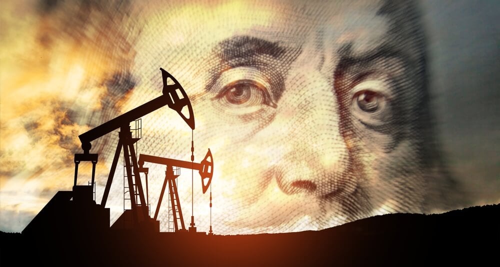 Oil Pump, Dollar Bill