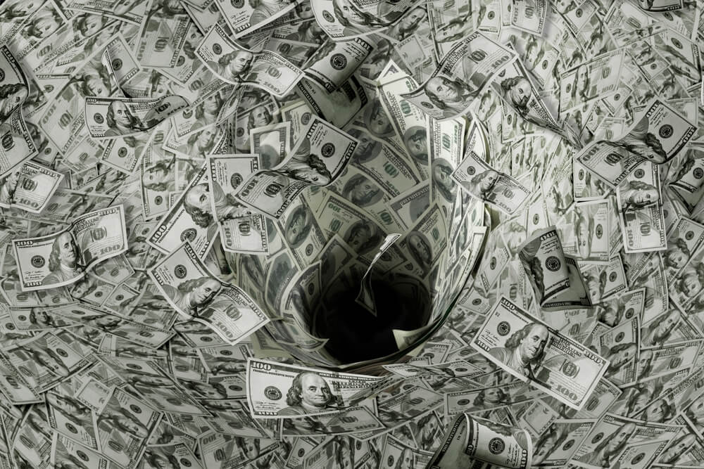 US dollar bills