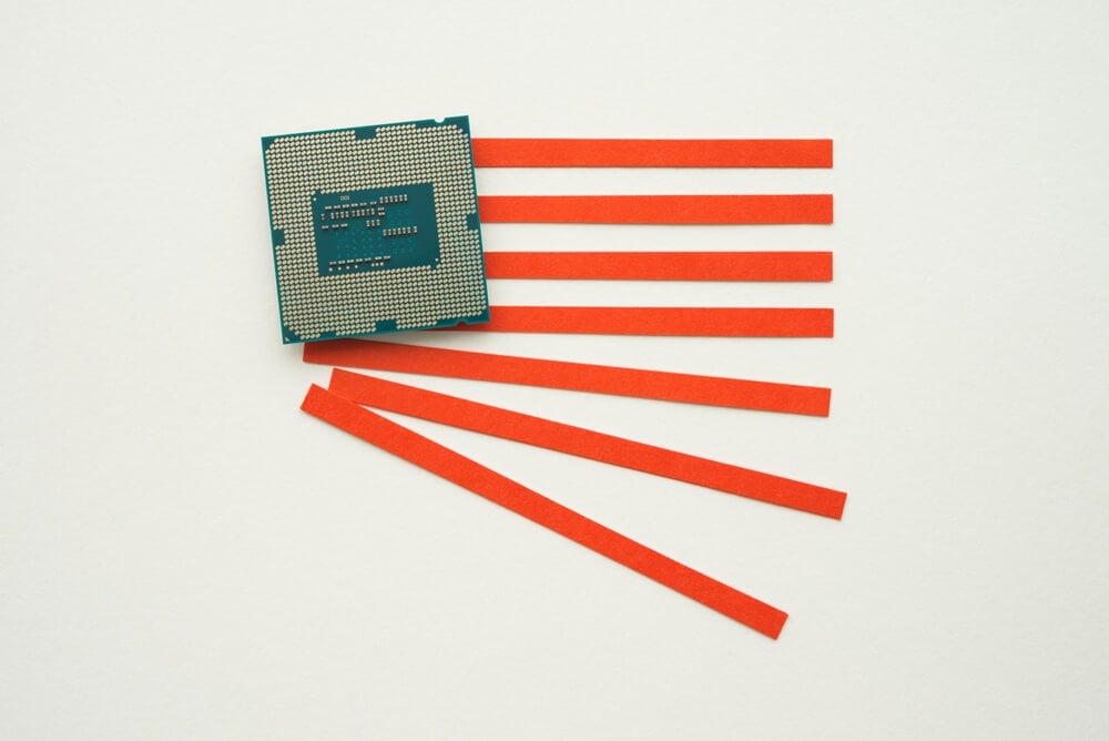 US Flag Chip
