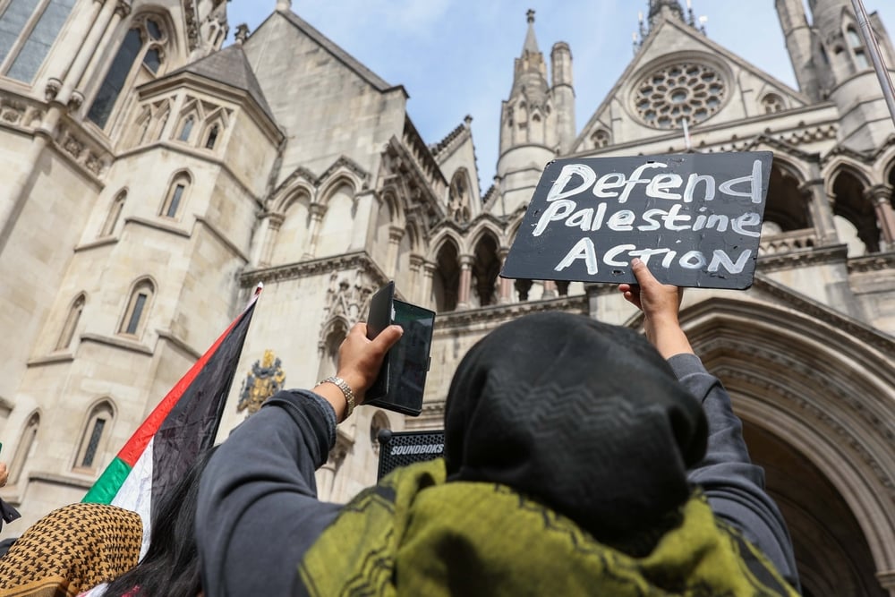 Palestine Action, London, protest