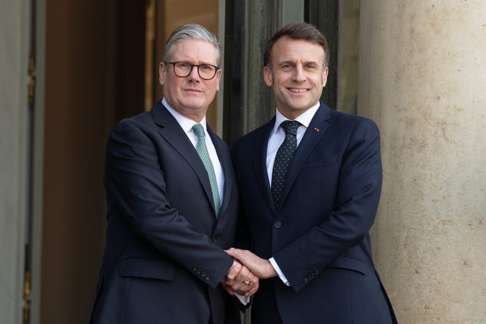Keir Starmer, Emmanuel Macron