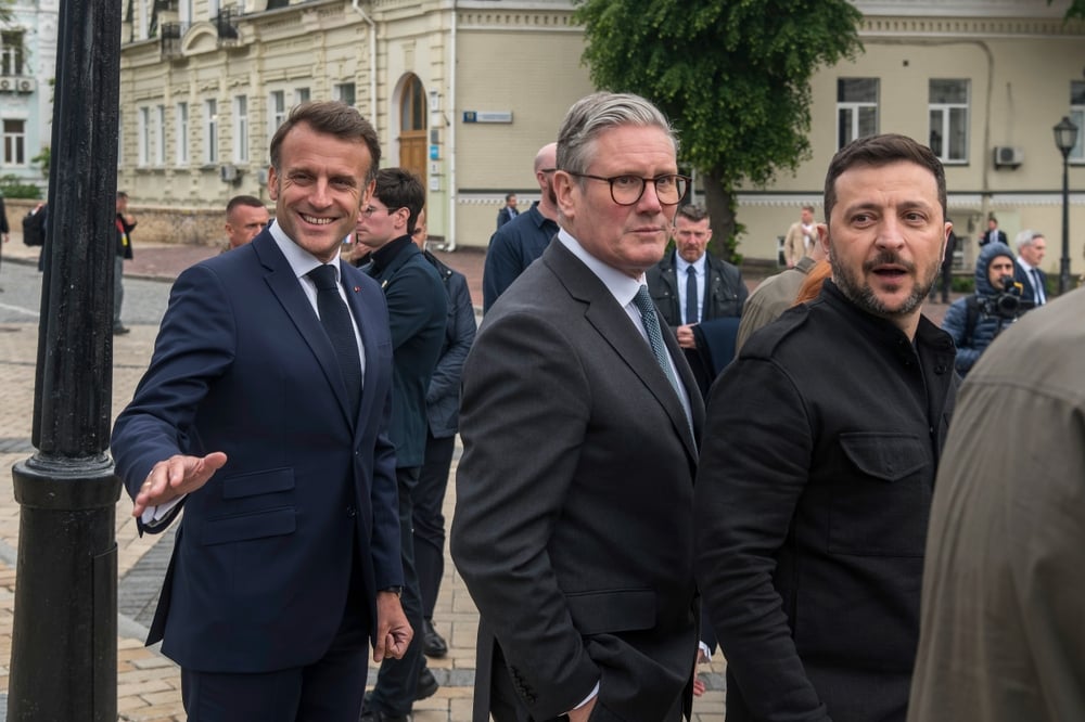 Macron, Starmer, Zelenskyy