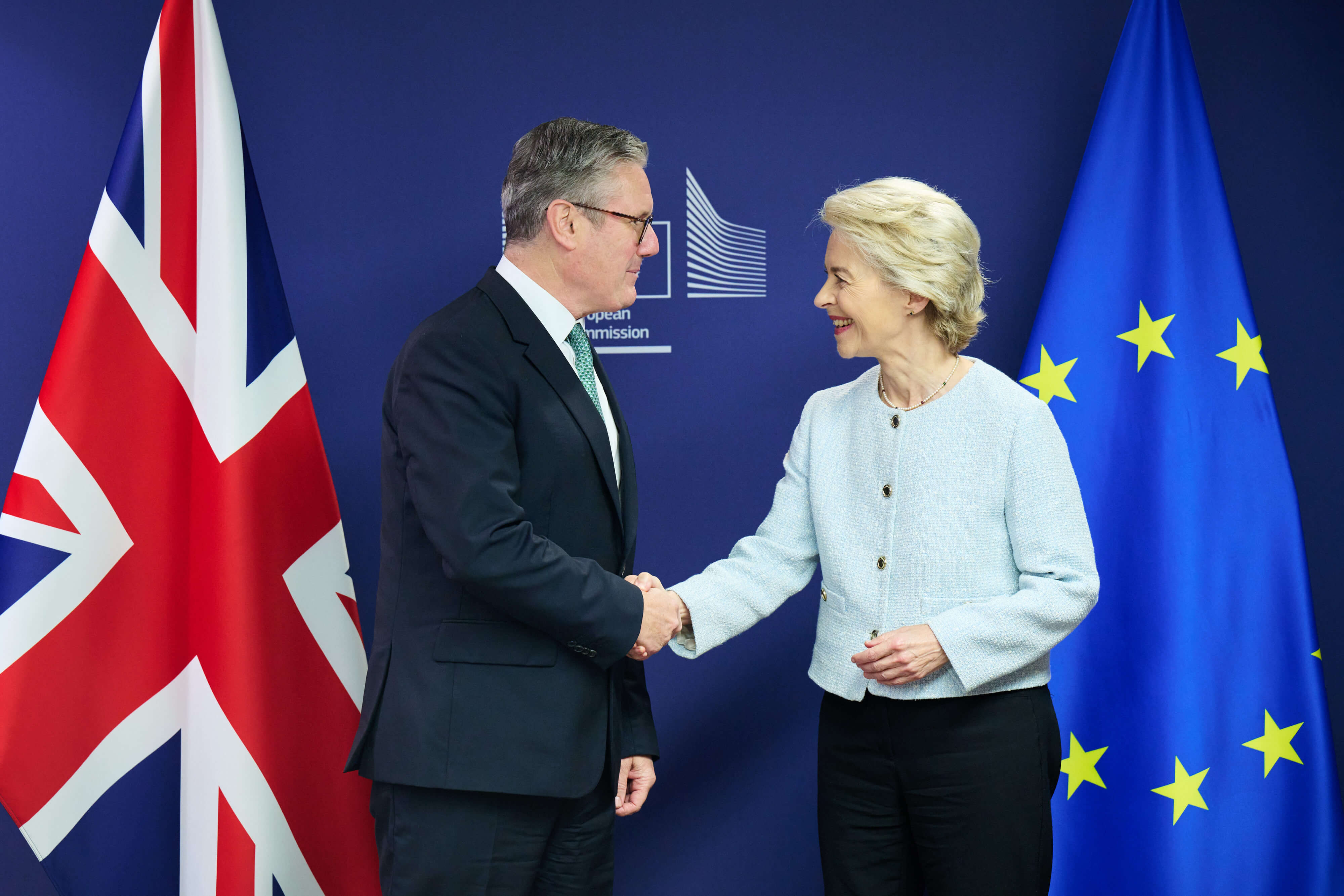 Keir Starmer, Ursula von der Leyen