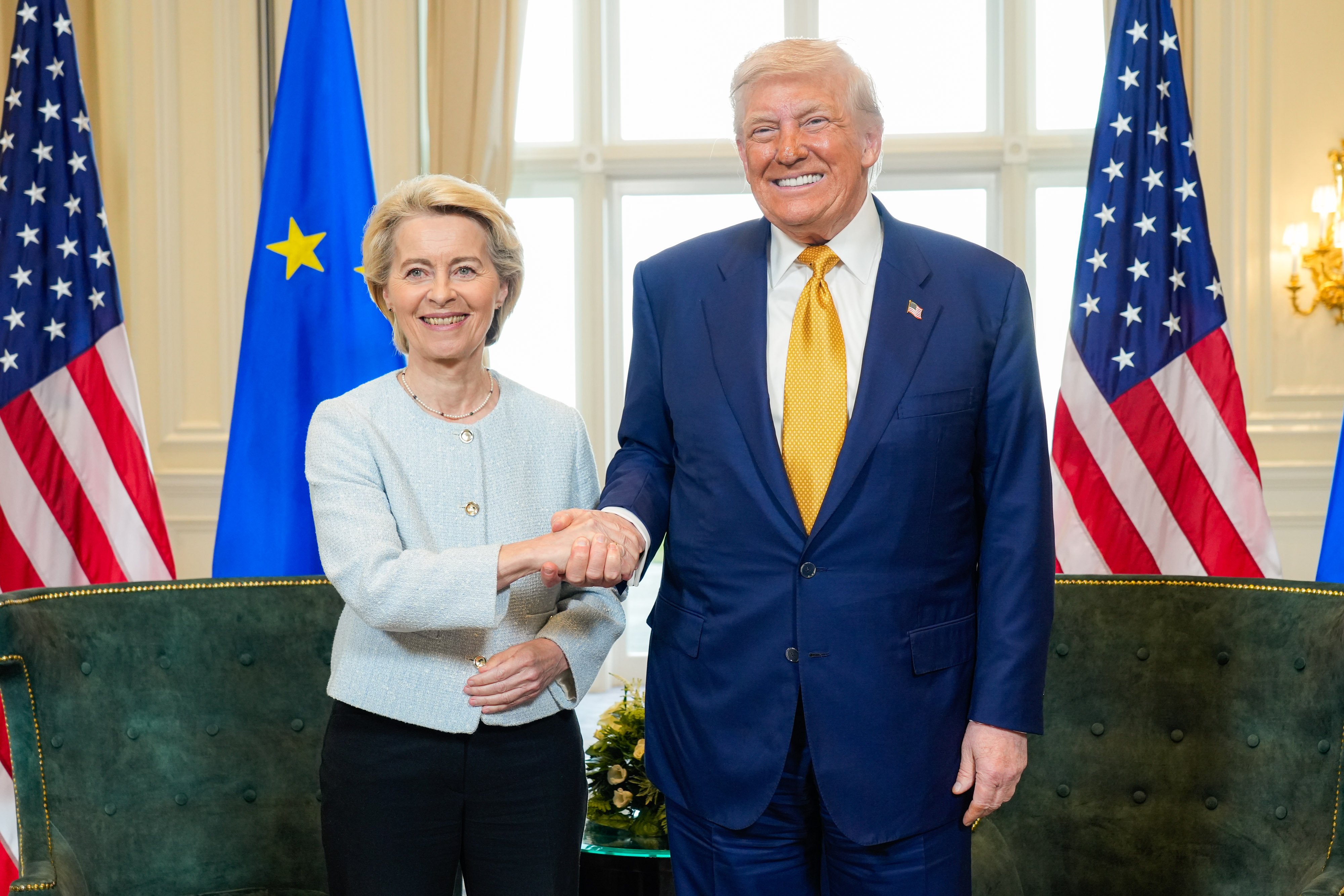 Donald Trump, Ursula von der Leyen