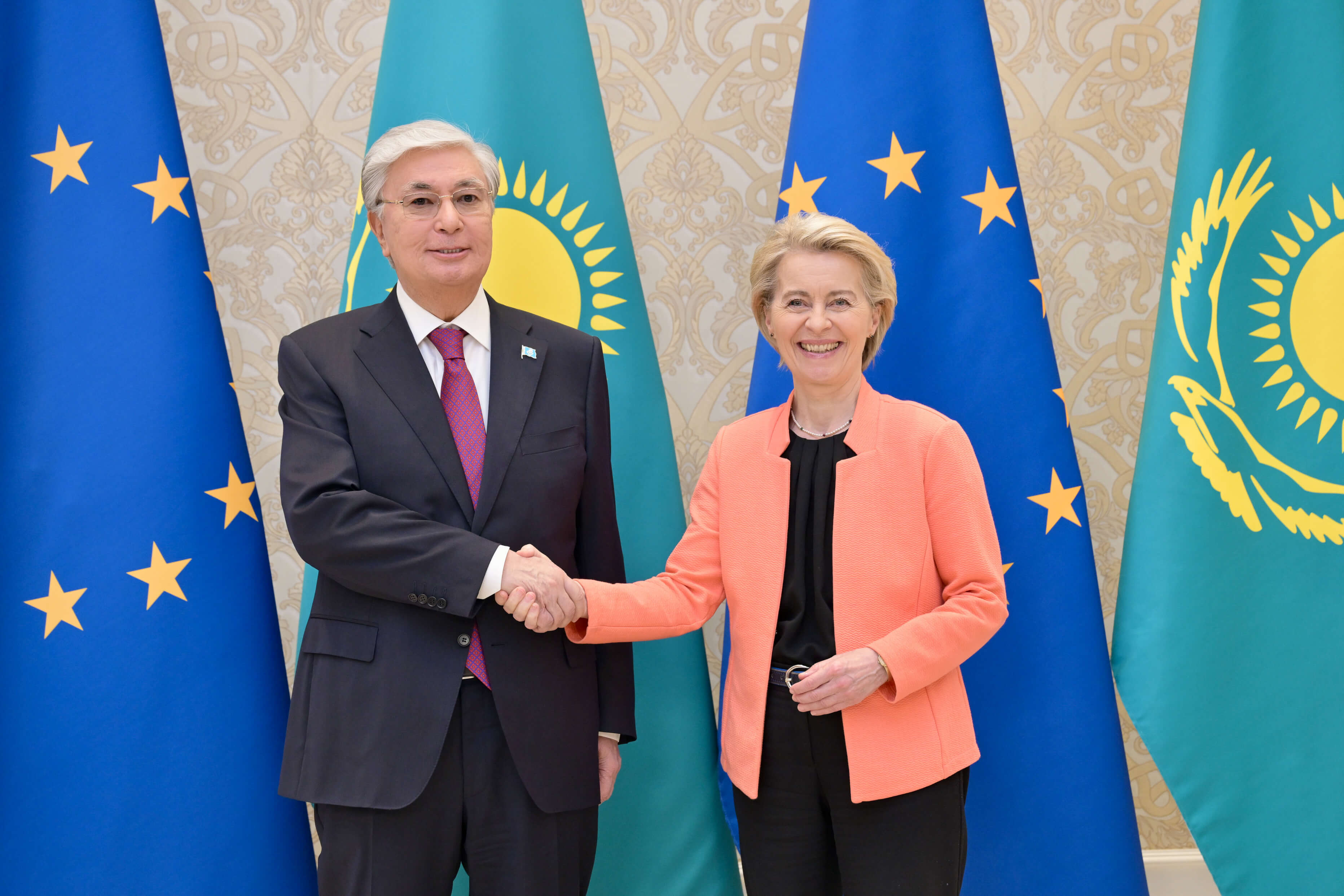 Kassym Tokayev, Ursula von der Leyen