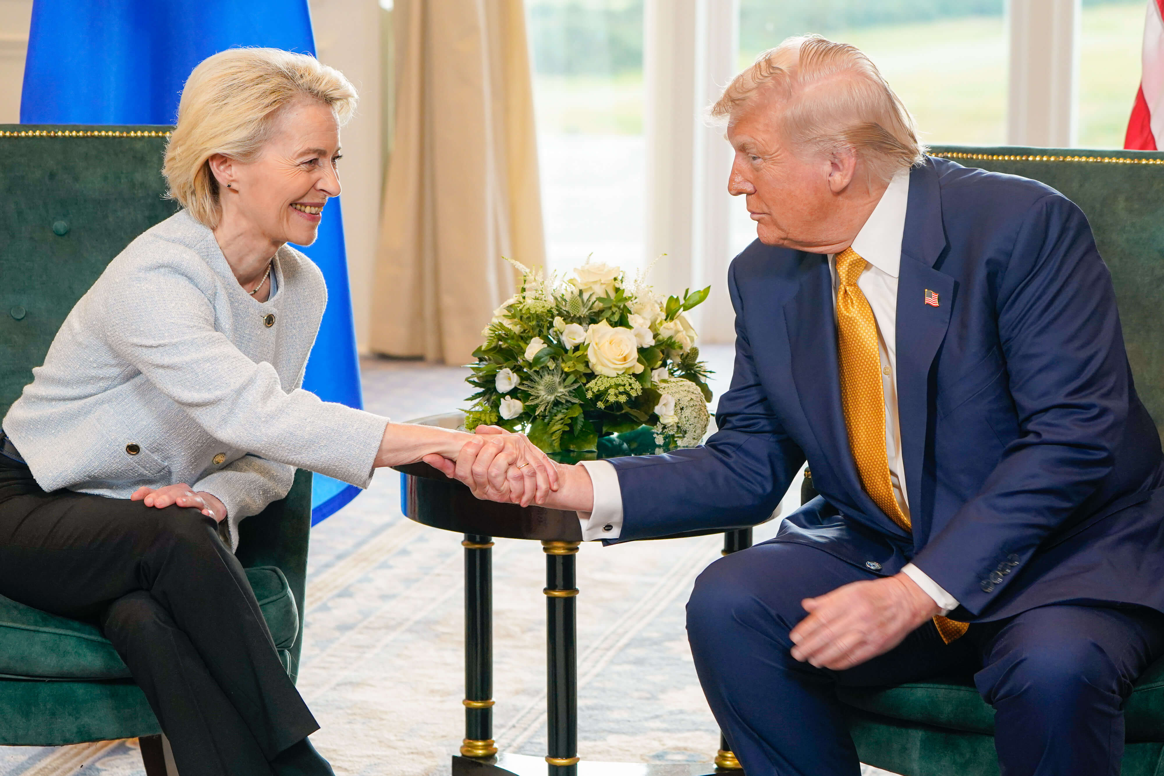 Ursula Von der Leyen, Donald Trump