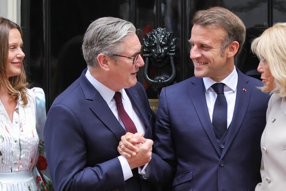 Keir Starmer, Emmanuel Macron