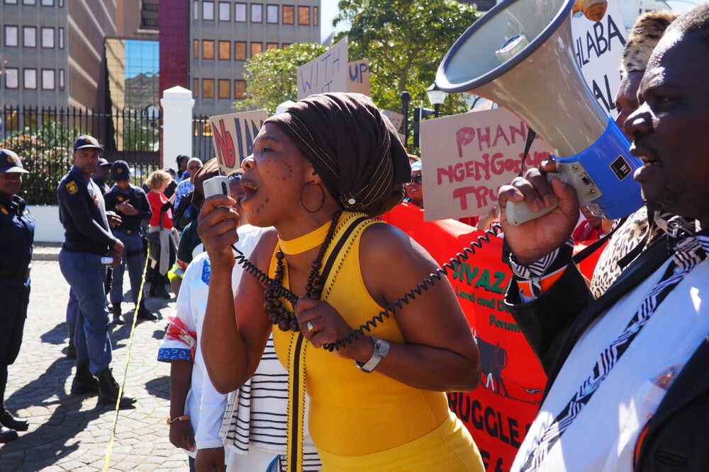 South Africa Protest