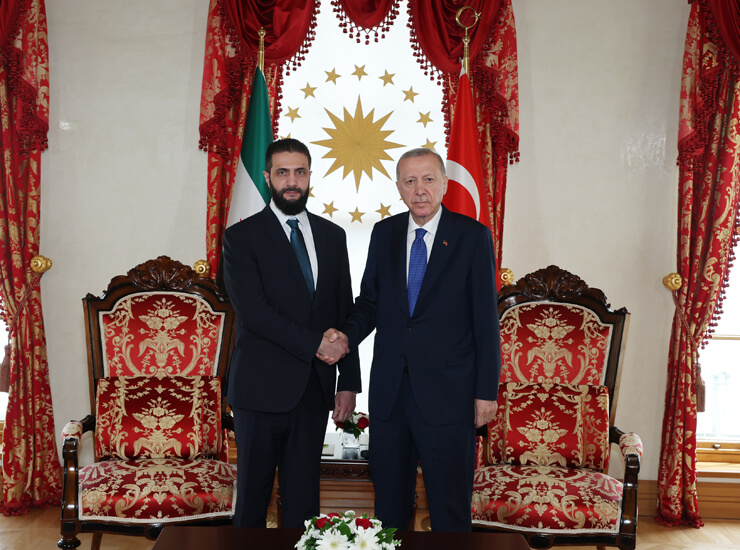 Ahmed al-Sharaa, Recep Tayyip Erdogan