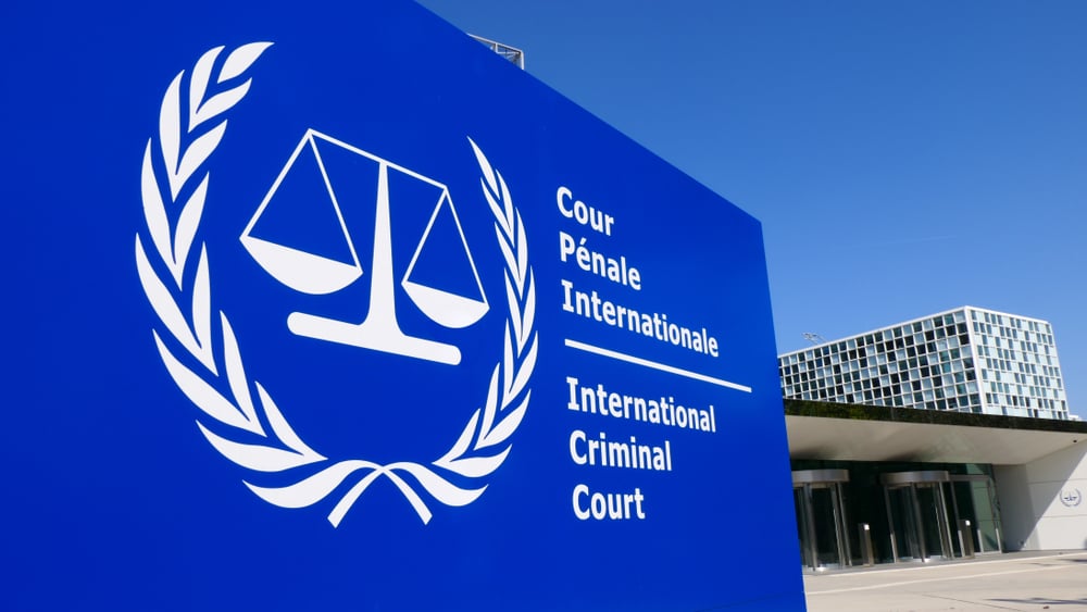 Sign of the International Criminal Court