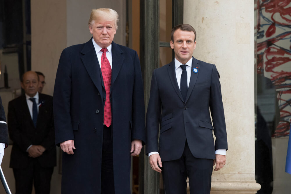 Donald Trump, Emmanuel Macron