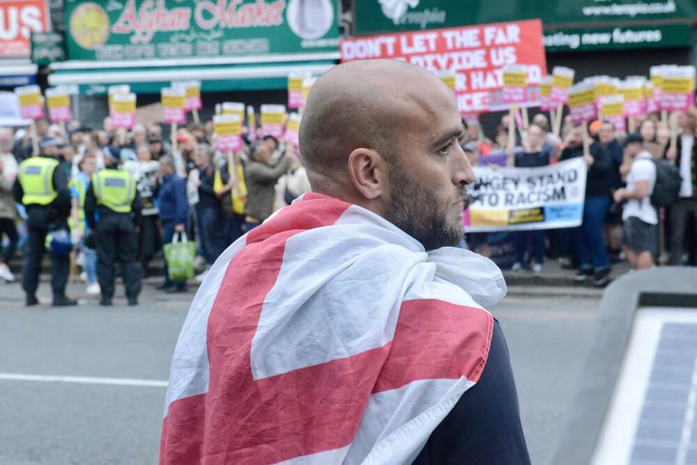 UK Immigrants Protest