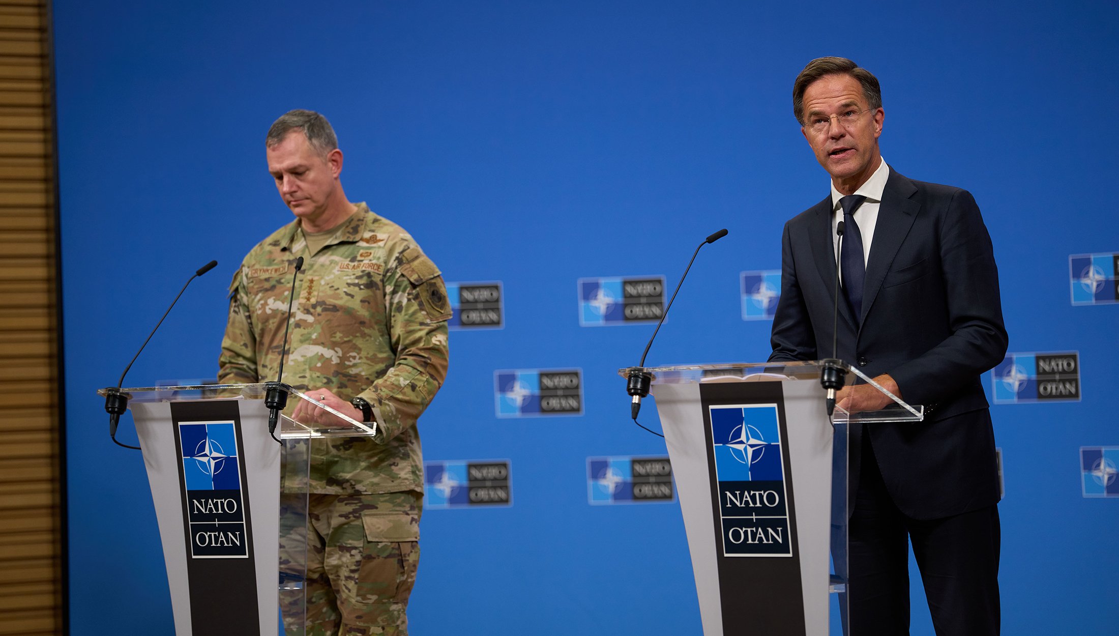 Mark Rutte, General Alexus G. Grynkewich