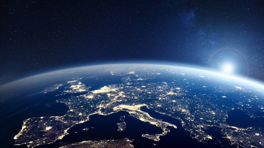 Europe Satellite View