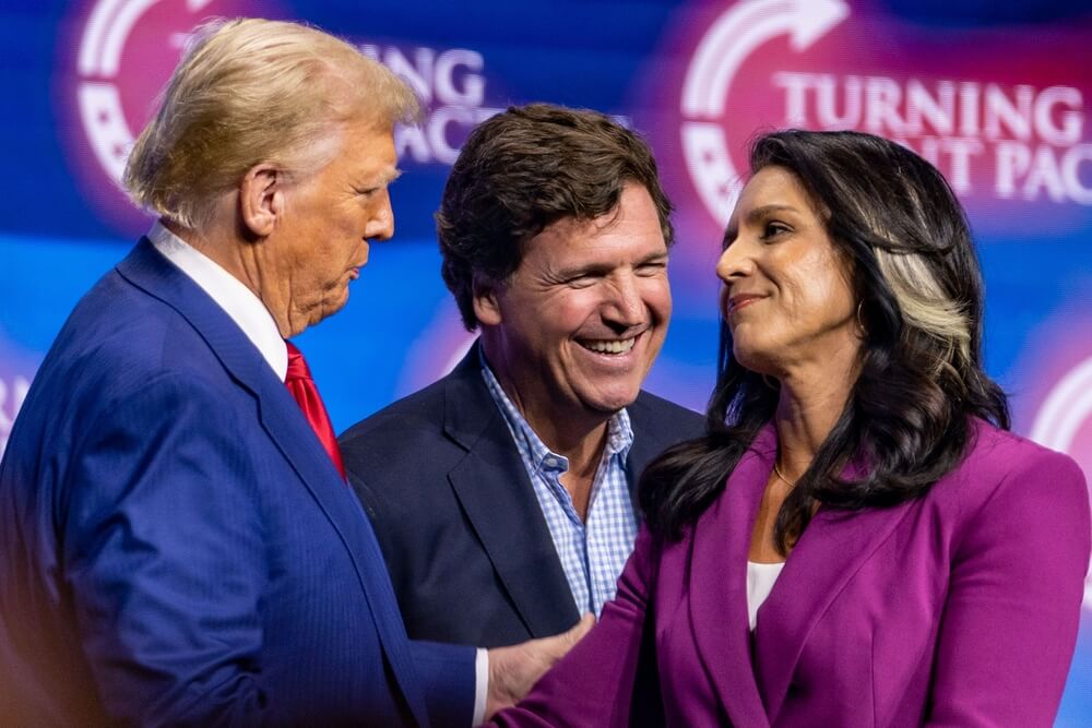 Donald Trump, Tucker Carlson, Tulsi Gabbard