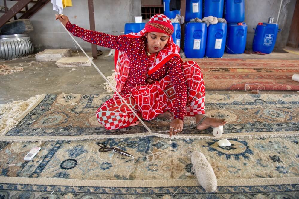 India Carpet Production