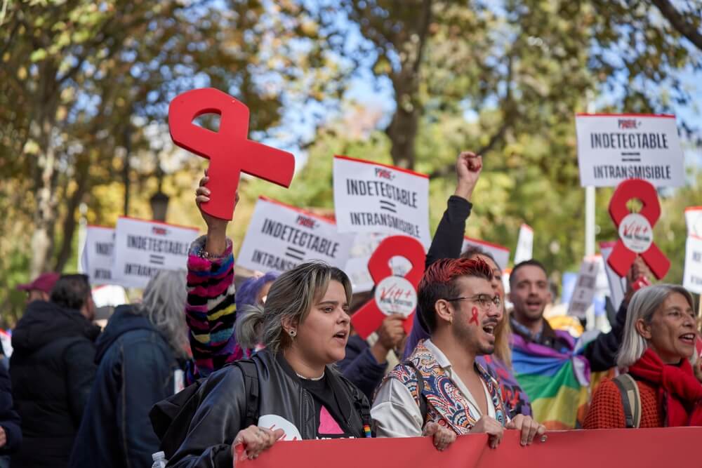 AIDS Protest