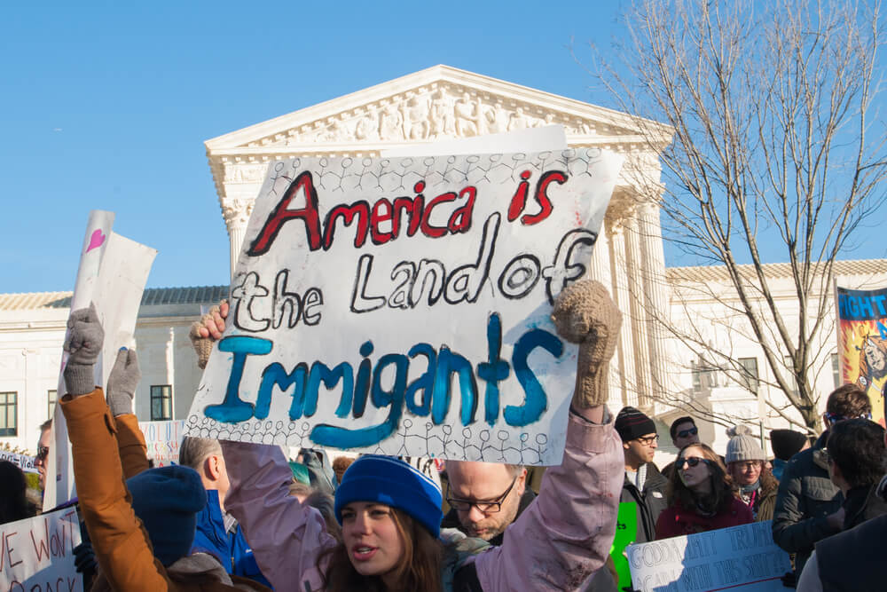 Immigrants Protest Washington DC