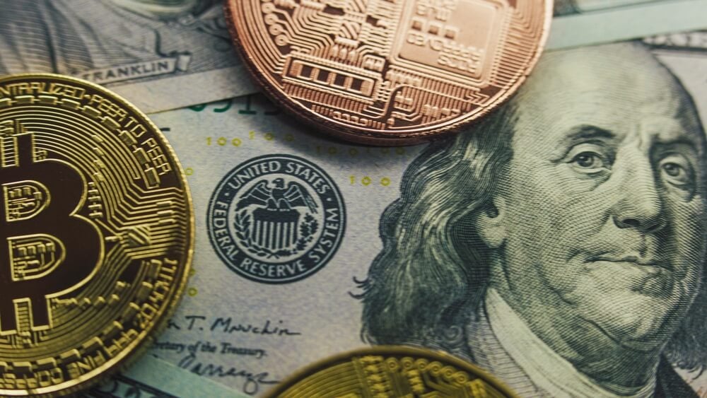 Cryptocurrencies, US dollar Bill