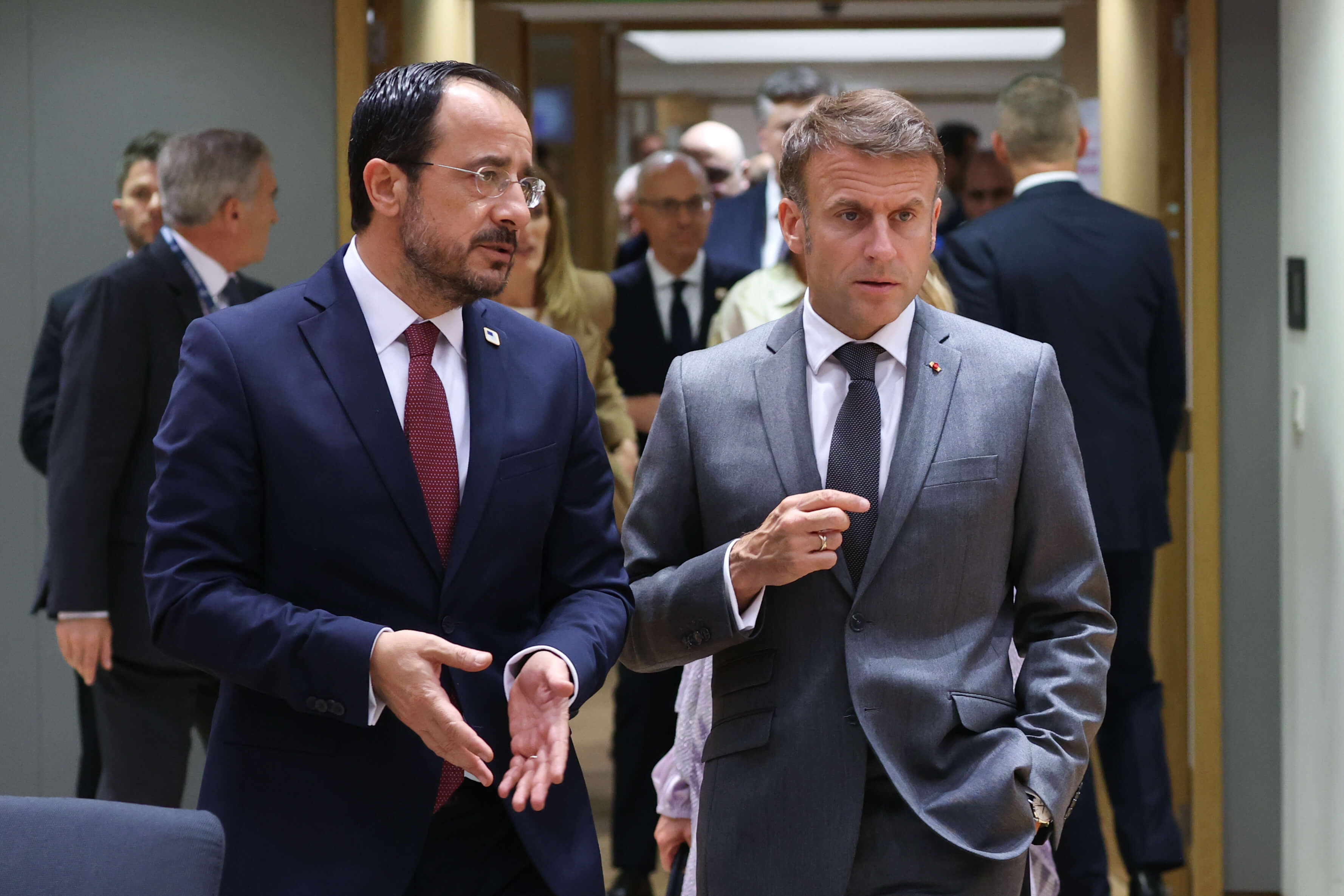 Nikos Christodoulides, Emmanuel Macron