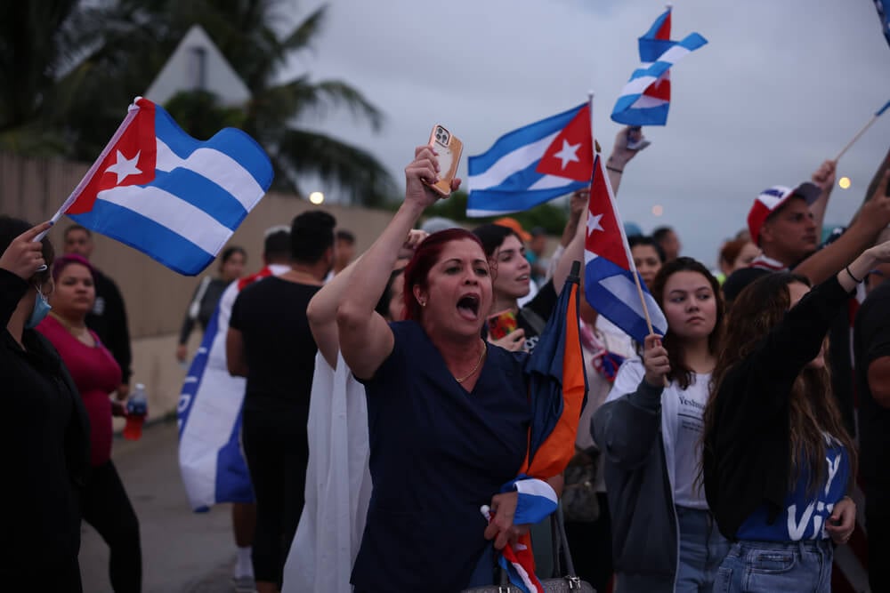 Cubans Miami Protest