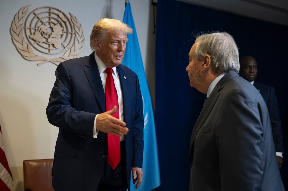 Donald Trump, Antonio Guterres