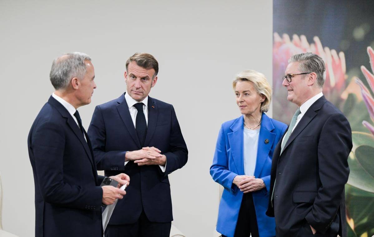 Carney, Macron, Von der Leyen, Starmer