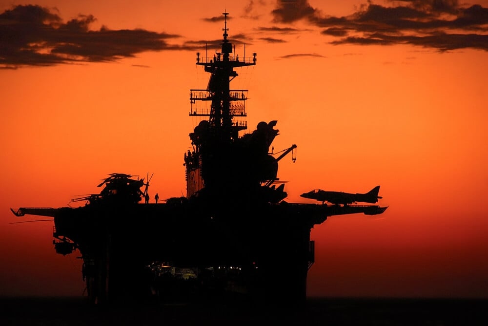 US Navy Aircraft Carrier