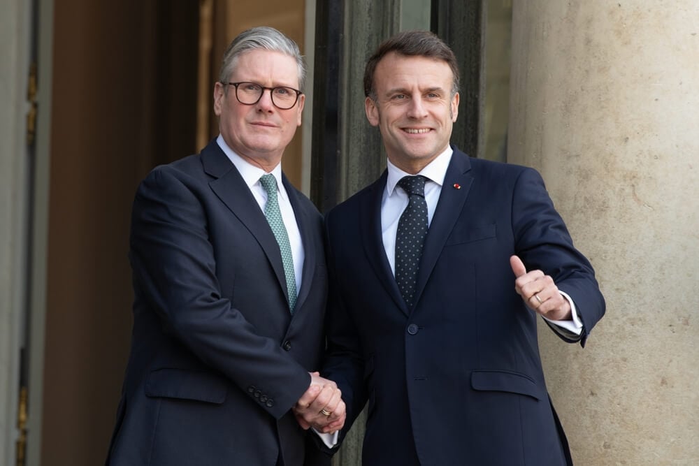 Keir Starmer, Emmanuel Macron