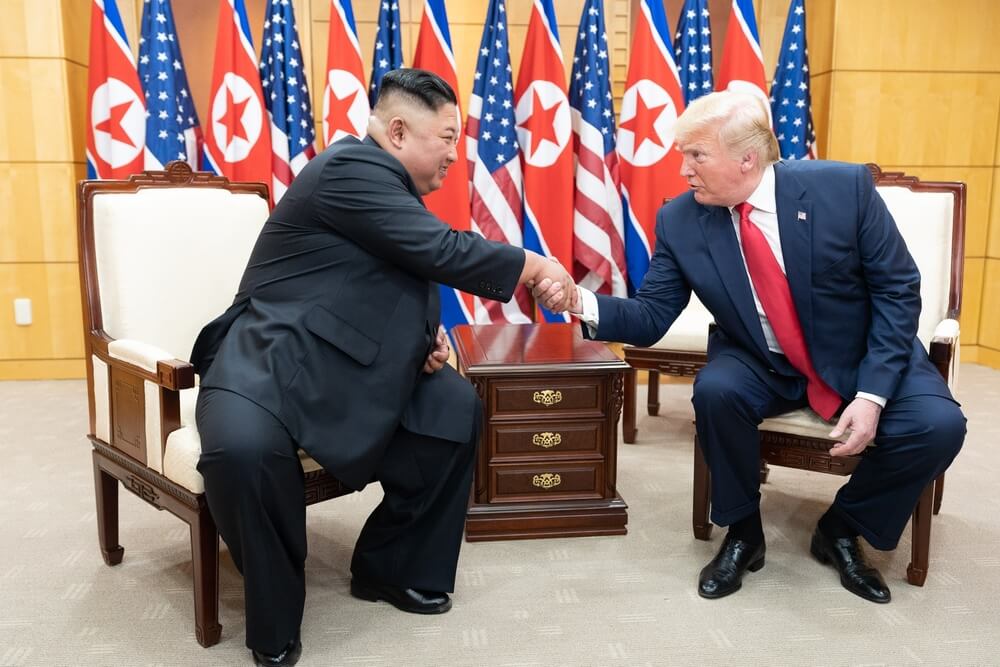Kim Jong Un, Donald Trump
