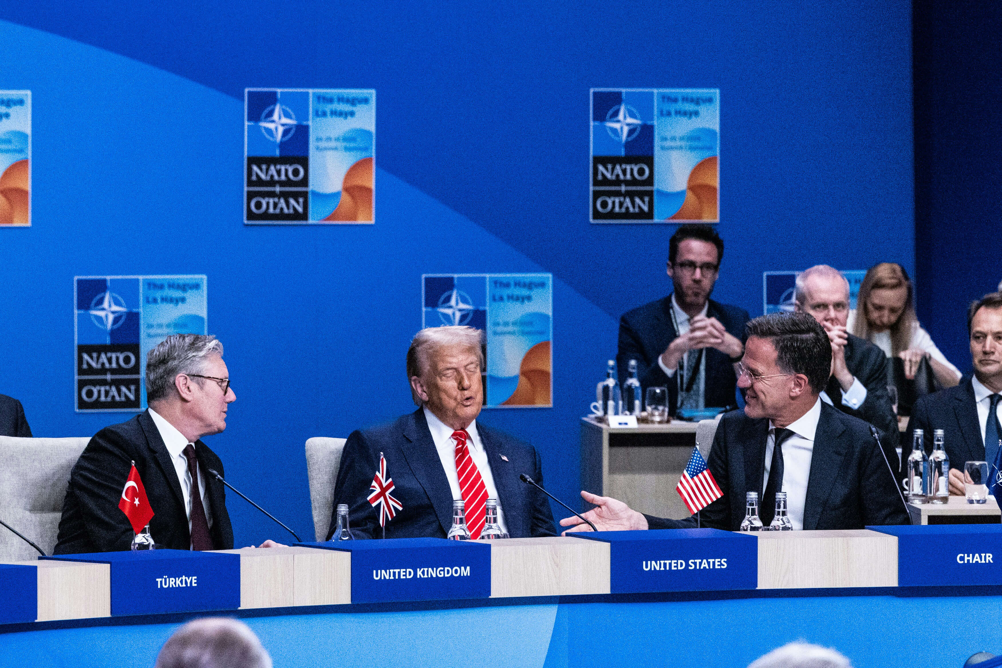 Keir Starmer, Donald Trump, Mark Rutte