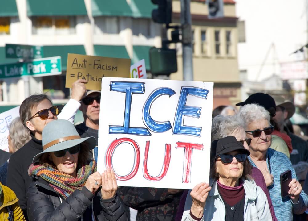 Anti-ICE Protest