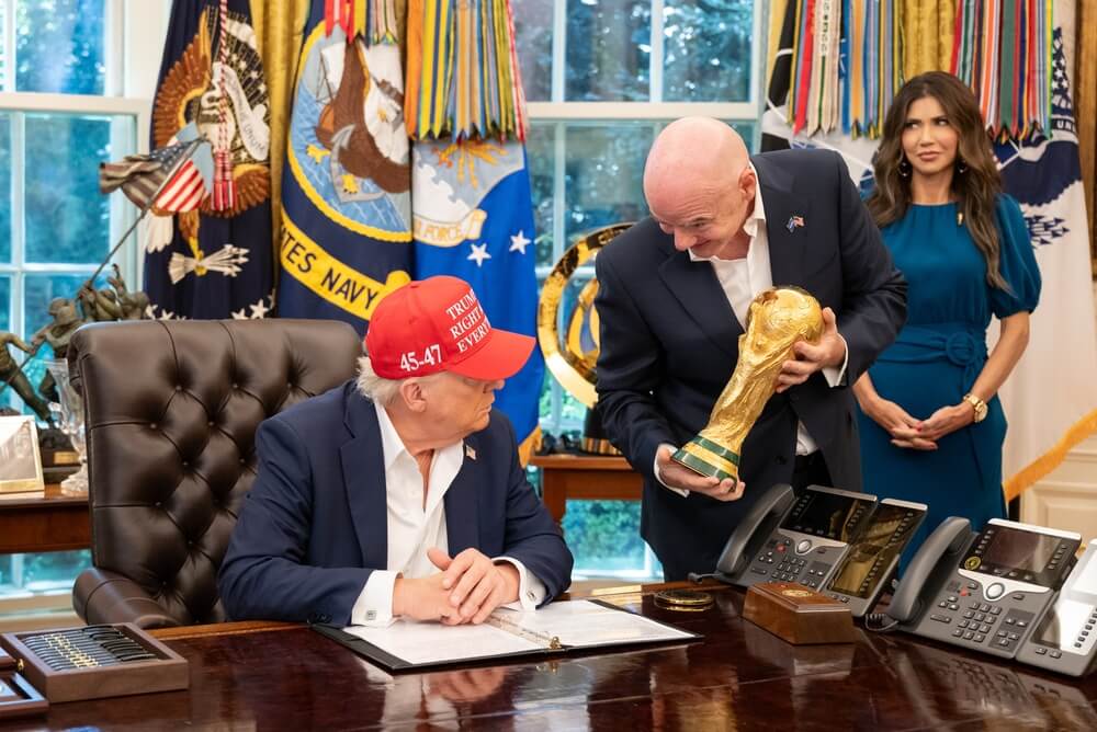 Donald Trump, Gianni Infantino