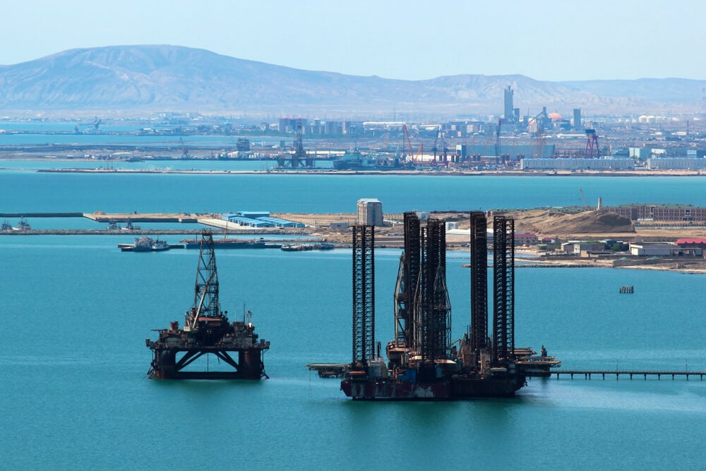 Azerbaijan Oil Platform