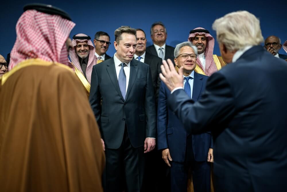 Donald Trump, Elon Musk, Jensen Huang
