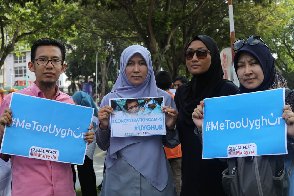 Uyghurs Protest