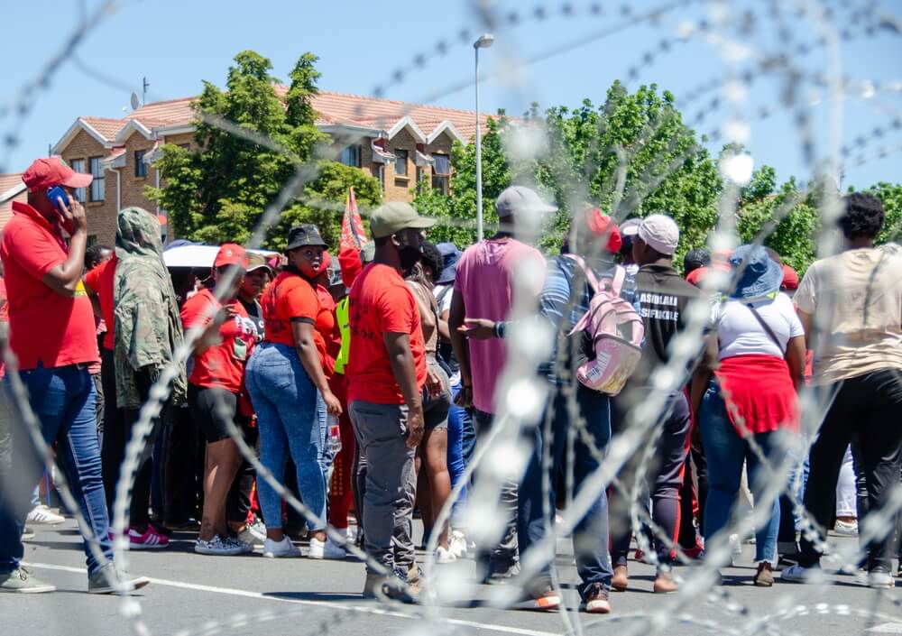 South Africa Protest