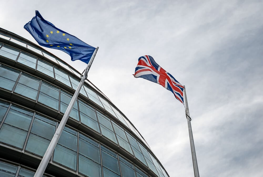 EU UK Flags London
