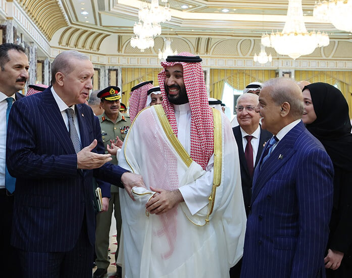 Recep Tayyip Erdogan, Mohammed bin Salman, Shehbaz Sharif