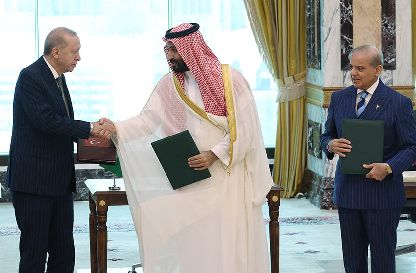 Recep Tayyip Erdogan, Mohammed bin Salman, Shehbaz Sharif