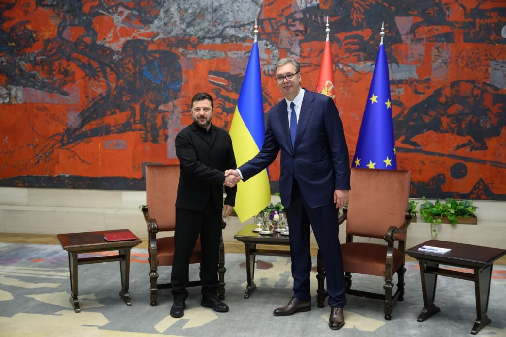 Volodymyr Zelenskyy, Aleksandar Vučić