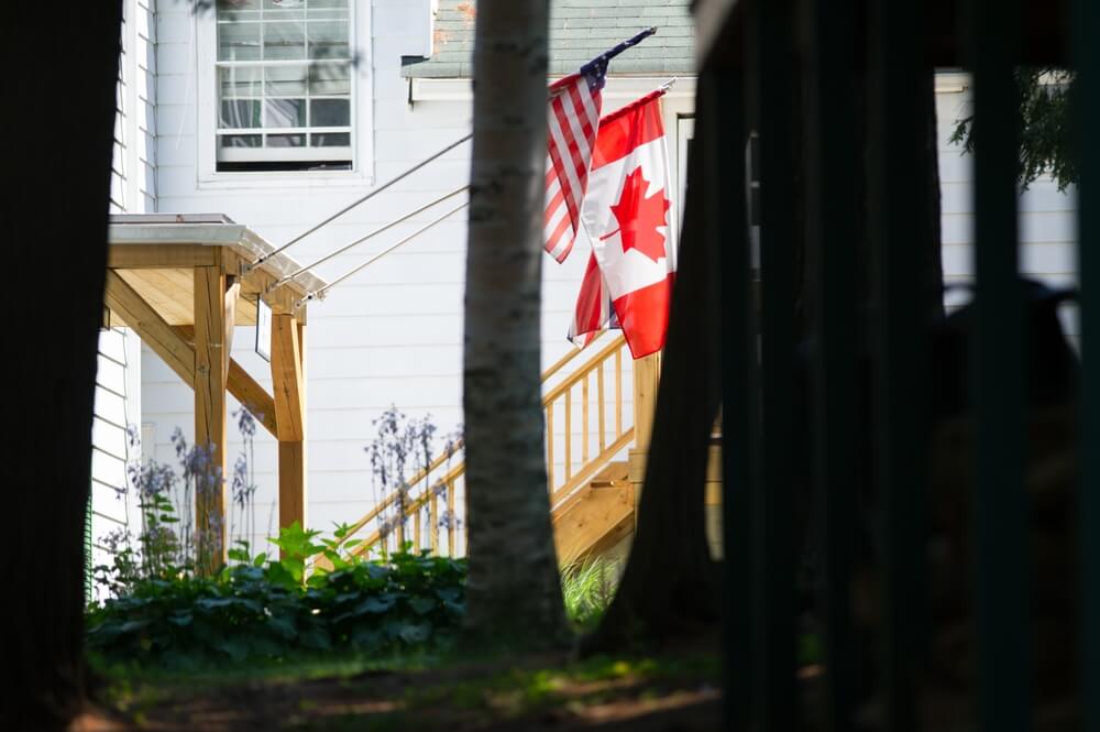 US Canada Flags