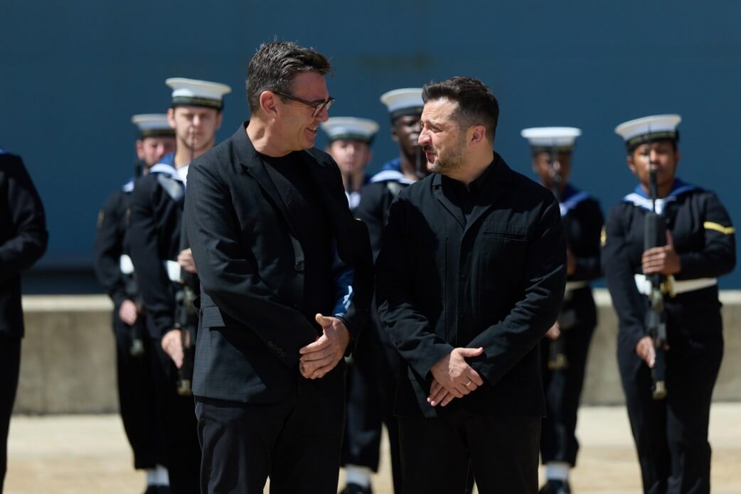 Andy Burnham, Volodymyr Zelenskyy