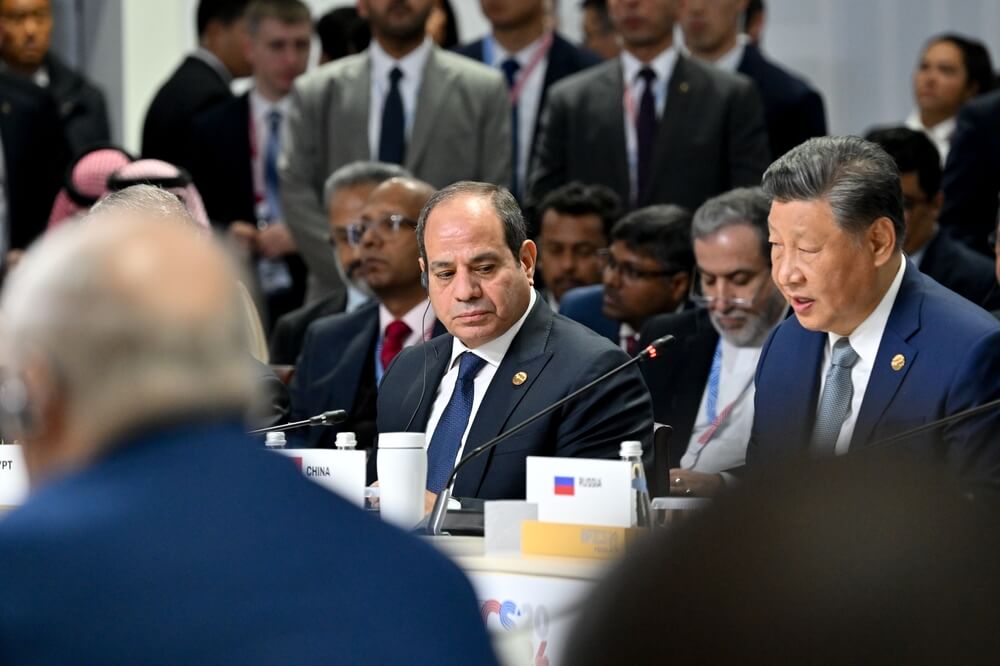 Abdel Fattah el-Sissi, Xi Jinping