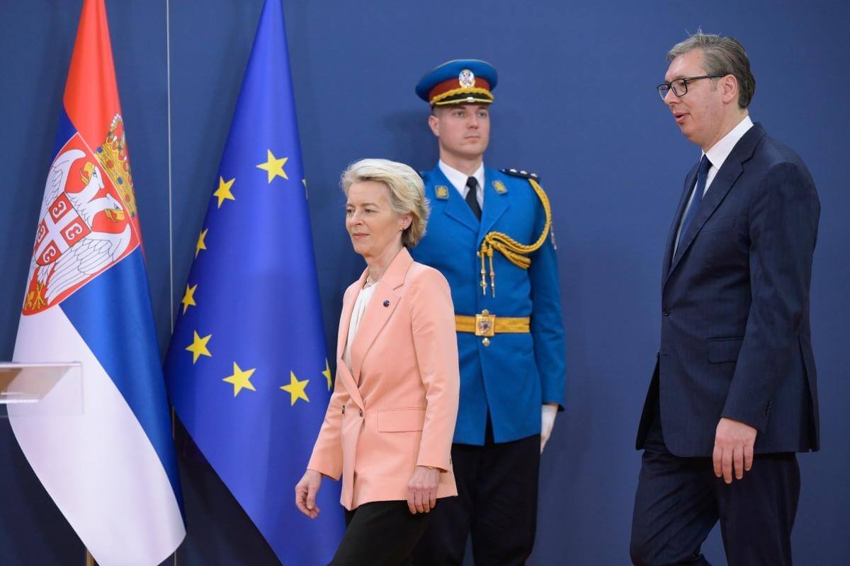 Ursula Von der Leyen, Aleksandar Vučić