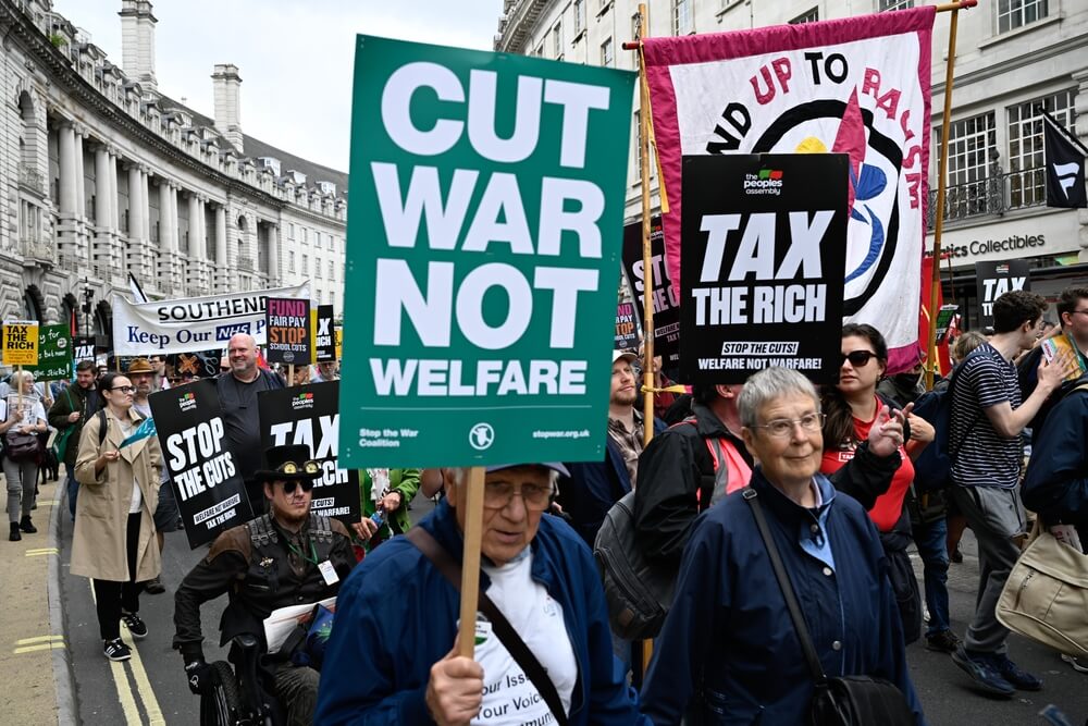 UK Protest Against Austerity