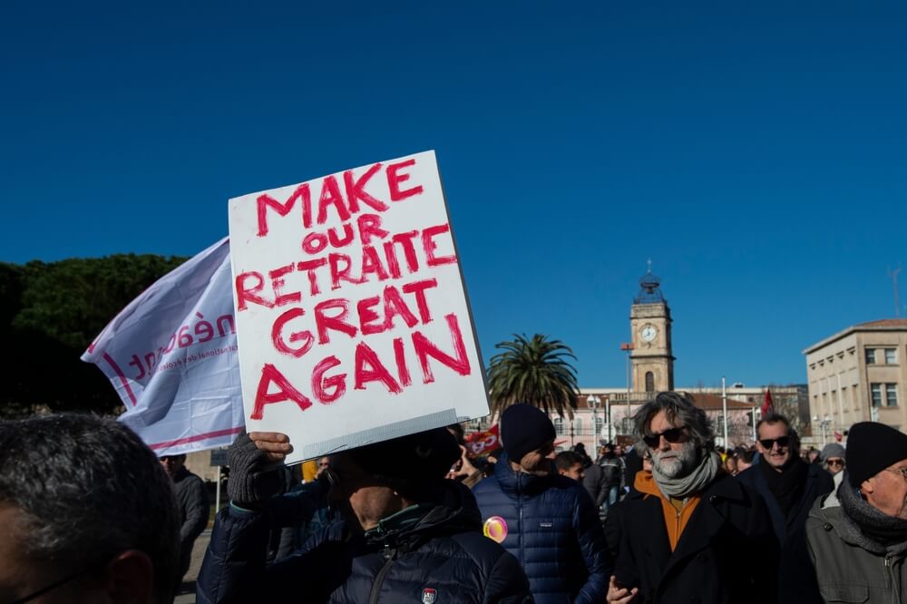 France Pension Reform Protest